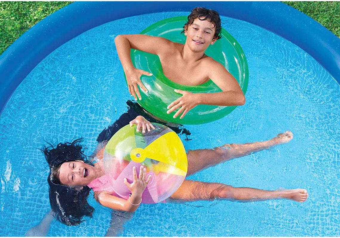 28120EH Easy Set Inflatable Swimming Pool: 10Ft X 30In – Puncture-Resistant Material – Quick Inflation – 1018 Gallon Capacity – 23In Water Depth