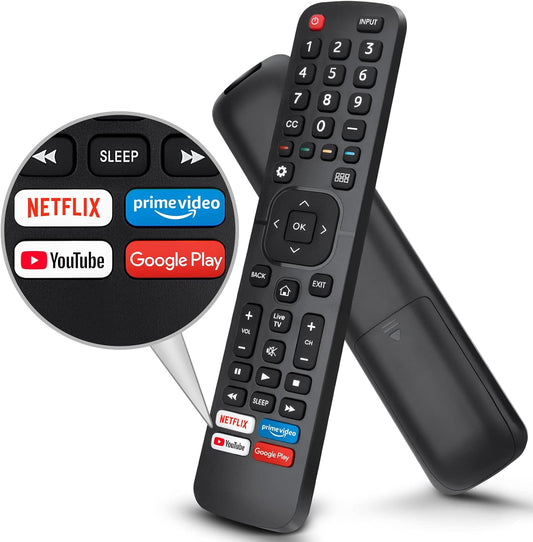 Universal Remote Control ERF2G60H for Hisense Sharp LED Smart TV Remote Replacement EN2A27 EN2BK27S, Compatible for Hisense Android TV Google TV